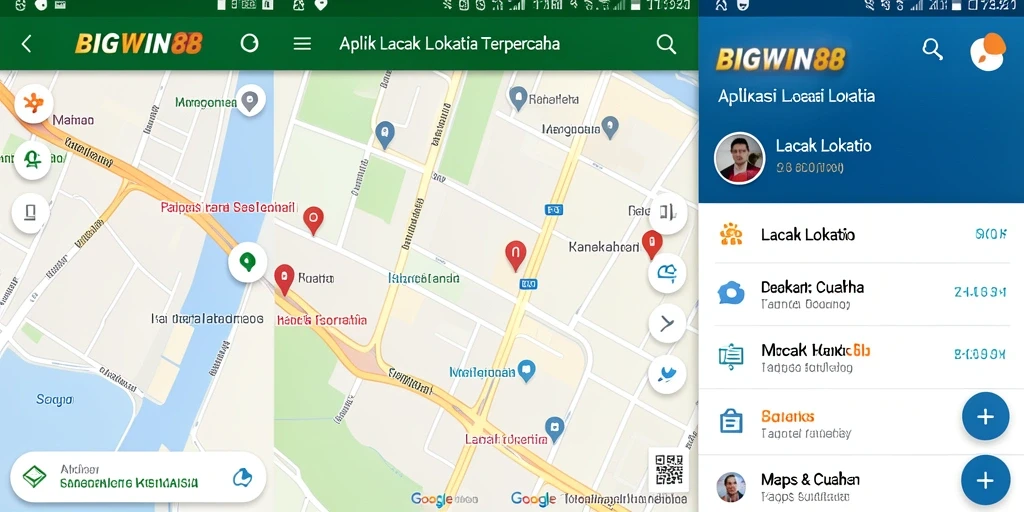 Tampilan antarmuka aplikasi BIGWIN88 yang sederhana dan fungsional.