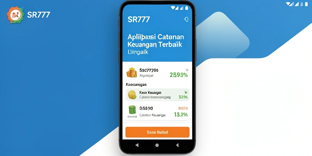 Antarmuka pengguna SR777 yang sederhana dan fungsional untuk Catatan Keuangan.