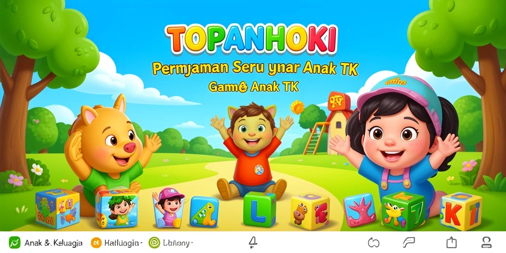 Antarmuka permainan edukatif yang ceria dan interaktif.