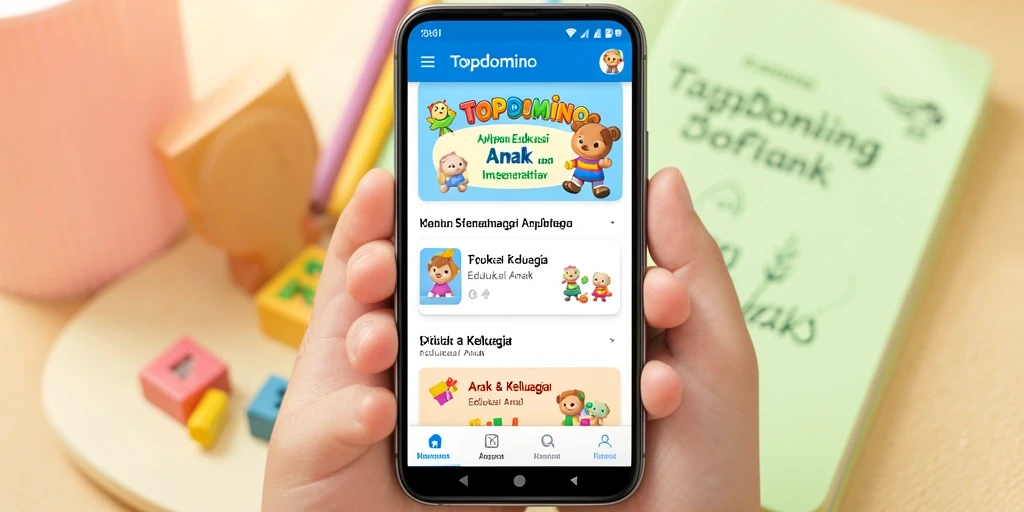 Screenshot utama TOPDOMINO dengan tampilan permainan interaktif yang menarik.