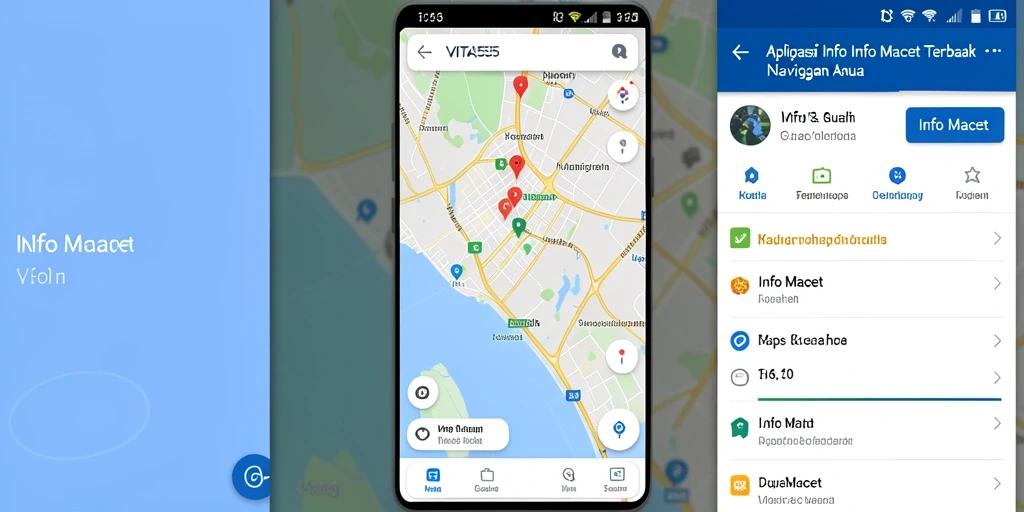 Antarmuka VITA555 yang informatif dan mudah digunakan untuk Info Macet.