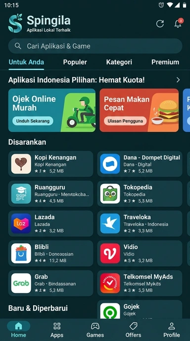 spingila – Indeks Aplikasi Populer dan Portal Uji Terpercaya