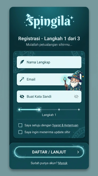 Panduan Registrasi Akun Spingila untuk Pengguna Android