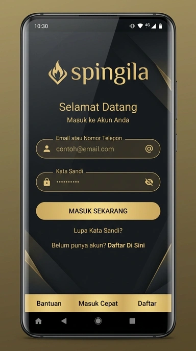 Masuk Akun spingila untuk Pengguna Android
